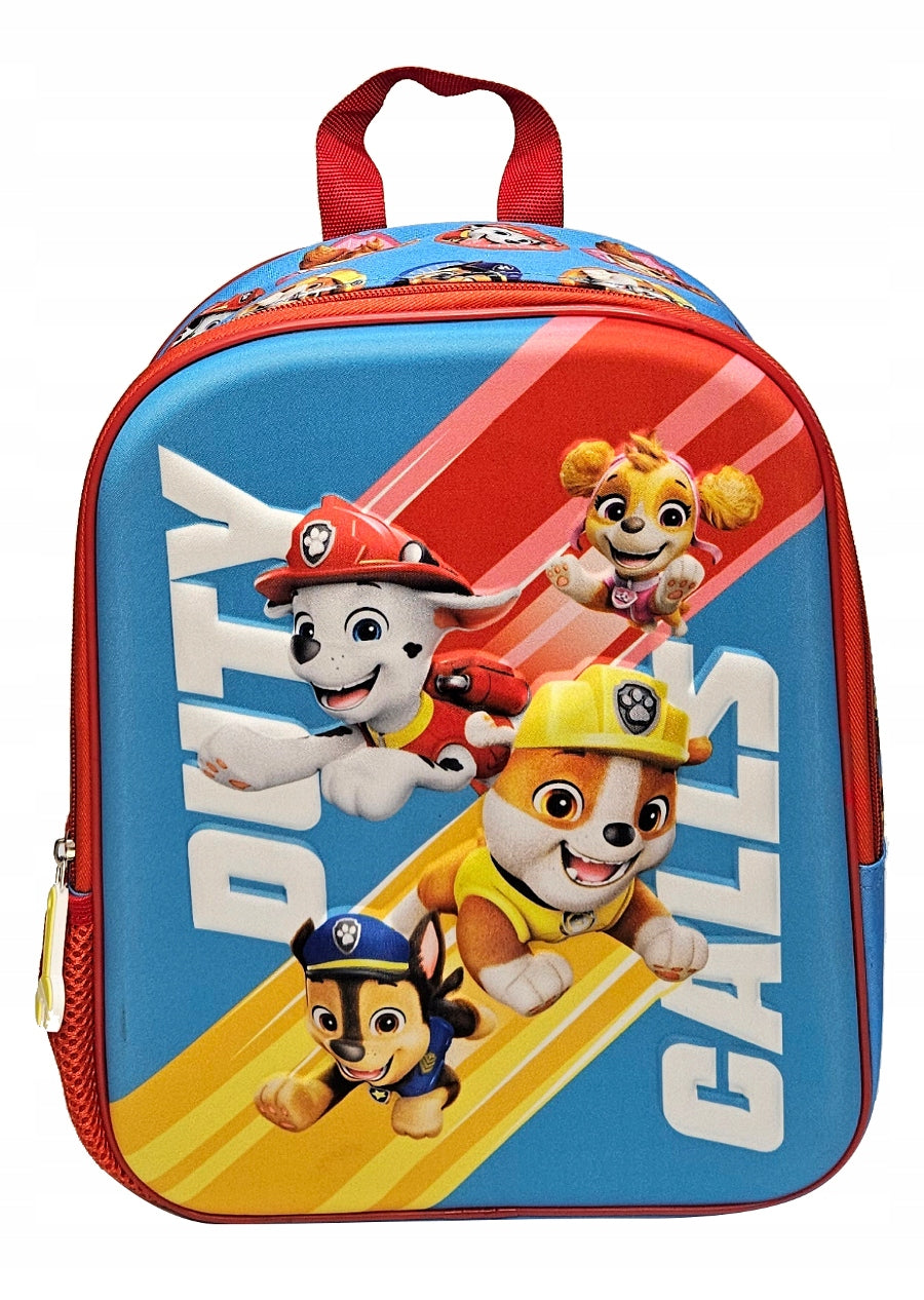 3D preschool backpack for trips Paw Patrol Boy rigid front 29x24x8cm EAN (GTIN) 8436615533879