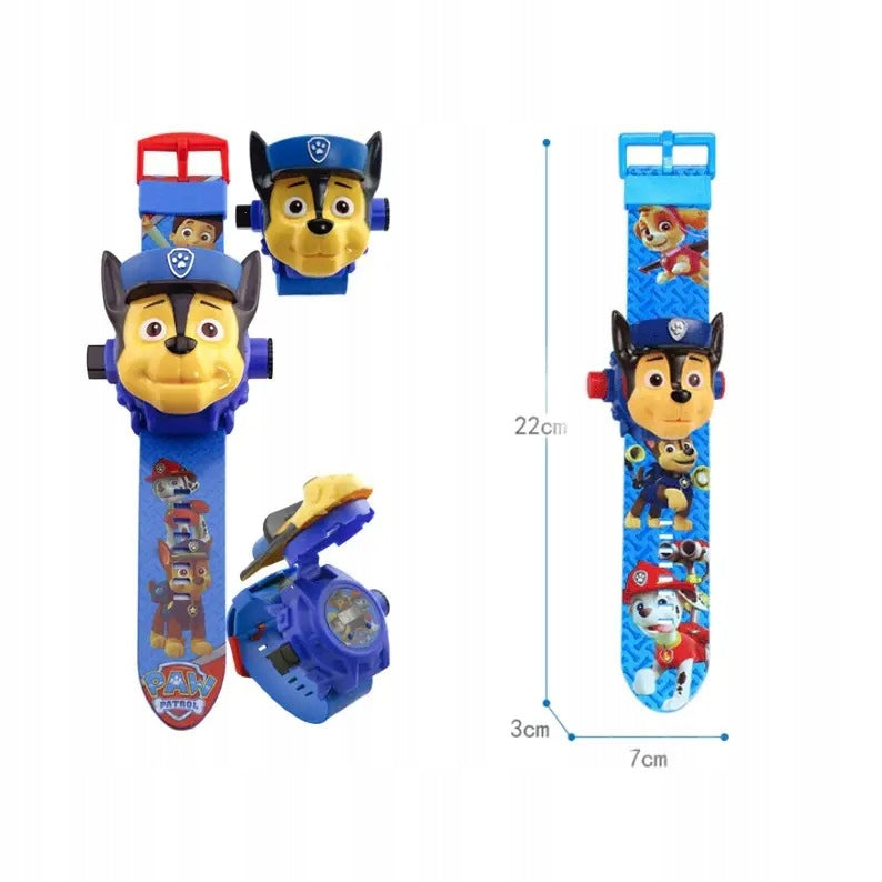 3D watch with Paw Patrol Chase proektor Brand no brand