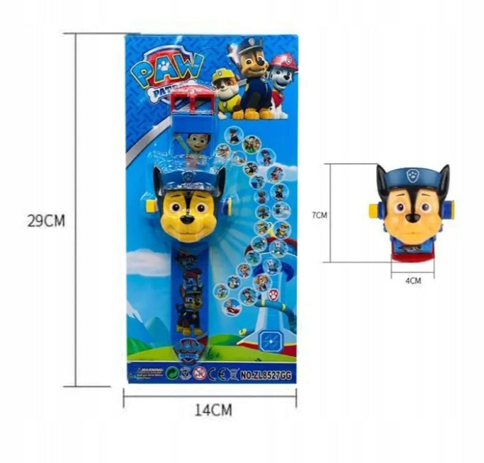 3D watch with Paw Patrol Chase proektor Manufacturer code VA-1430293743