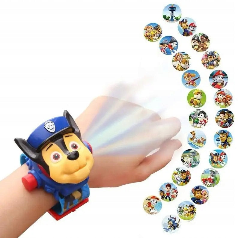 3D watch with Paw Patrol Chase proektor