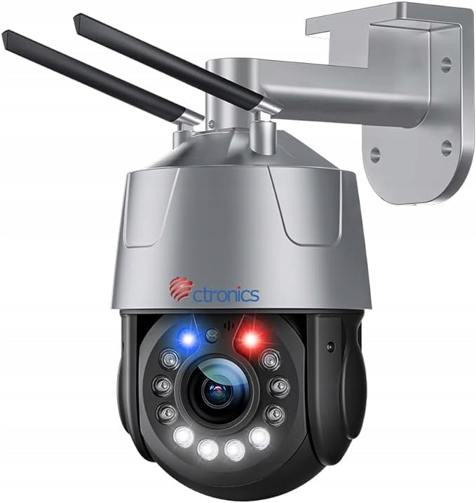 3G/4G LTE OUTDOOR CAMERA WITH SIM CARD 30×ZOOM OPTICAL 5MP PTZ IP 355°/90