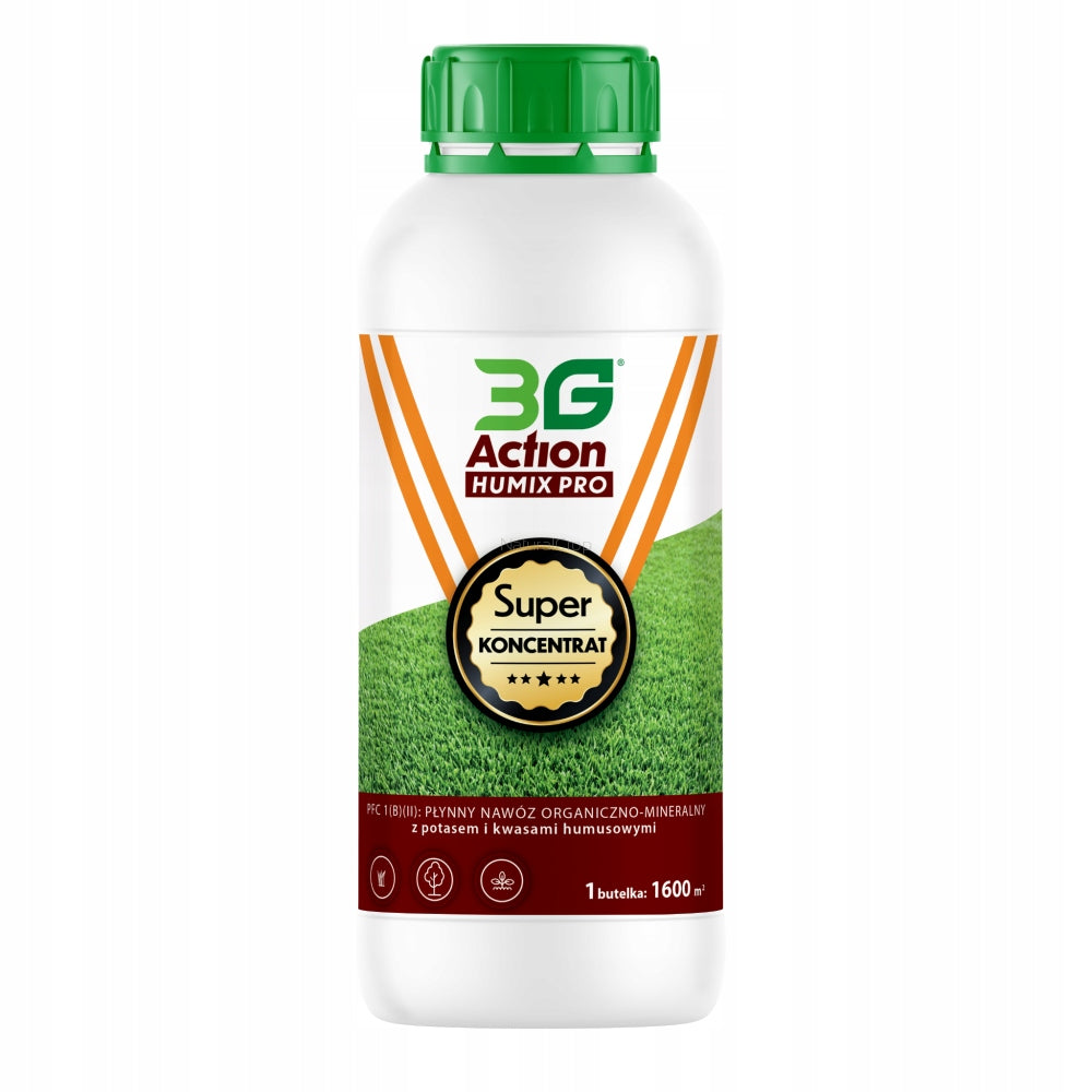 3G Action HUMIX PRO Fertilizer 1L Beautiful Lush Healthy Lawn Drought Resistant