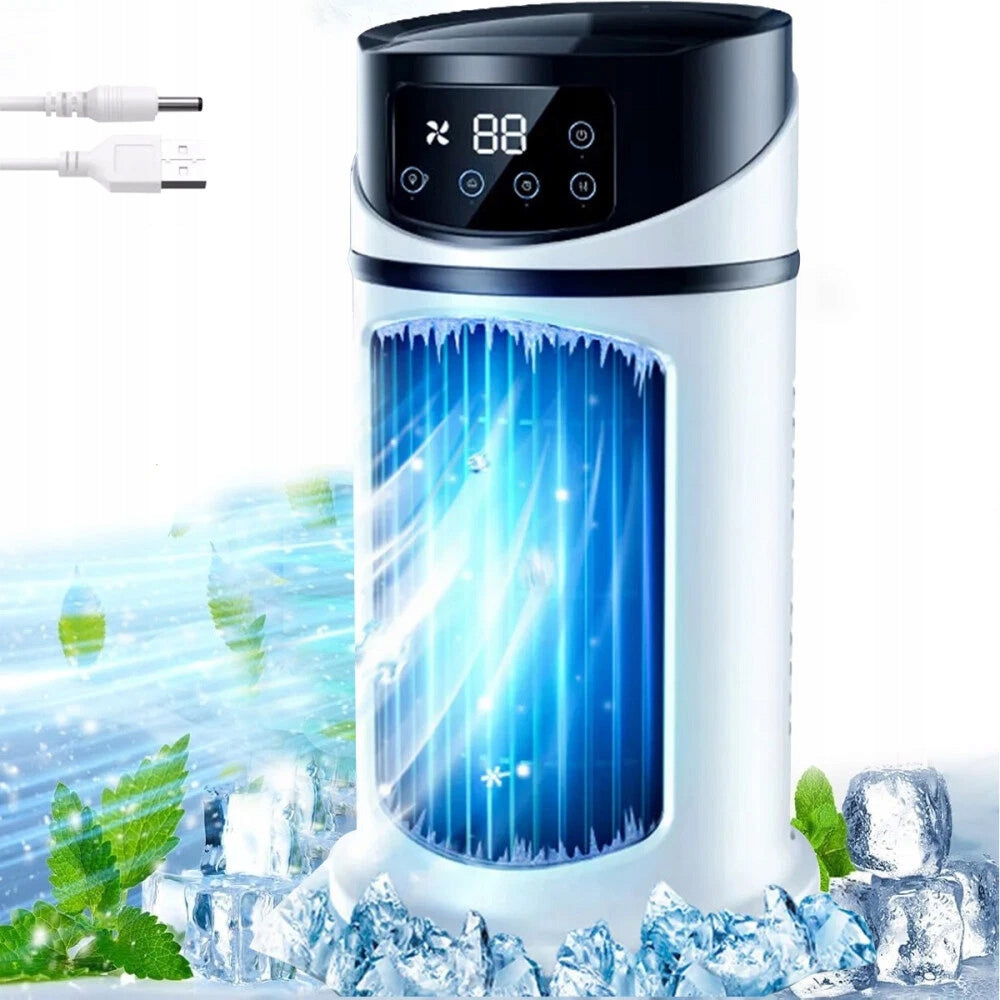 3IN1 AIR CONDITIONER PORTABLE USB FOR WATER ICE COOLING FAN Brand no brand