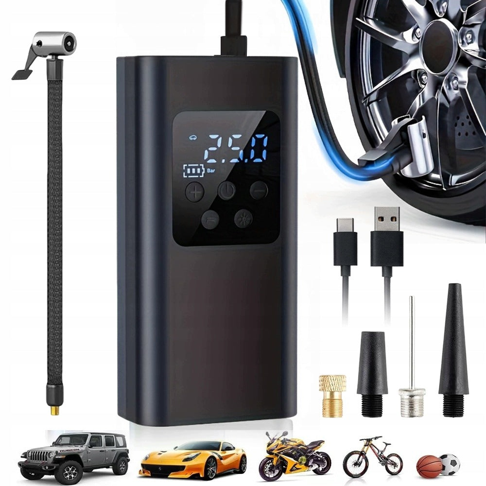 3IN1 CAR COMPRESSOR ELECTRIC PUMP WITH DIGITAL DISPLAY Brand LTC