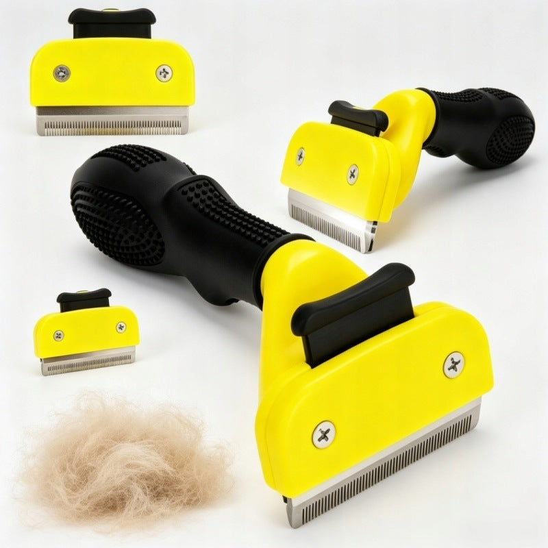 3IN1 CAT DOG SCRAPER TRIMMER UNDERCOAT DEAD HAIR COMB