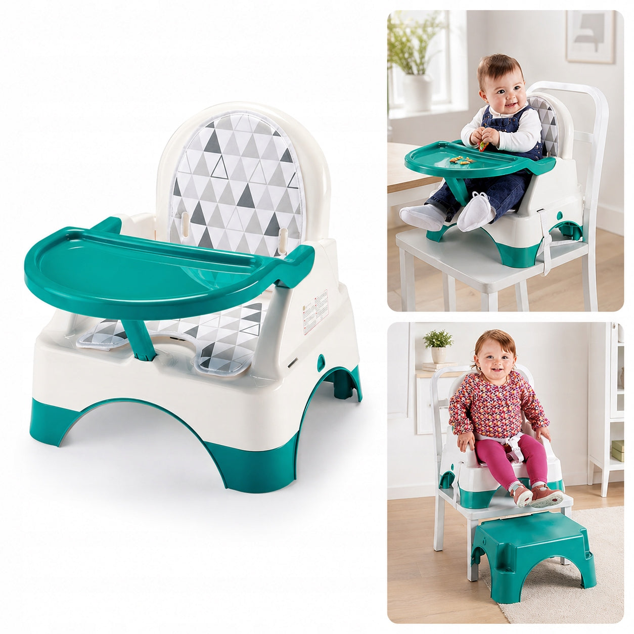 3IN1 HIGHCHAIR ELEVATING SEAT FOLDING ADJUSTABLE