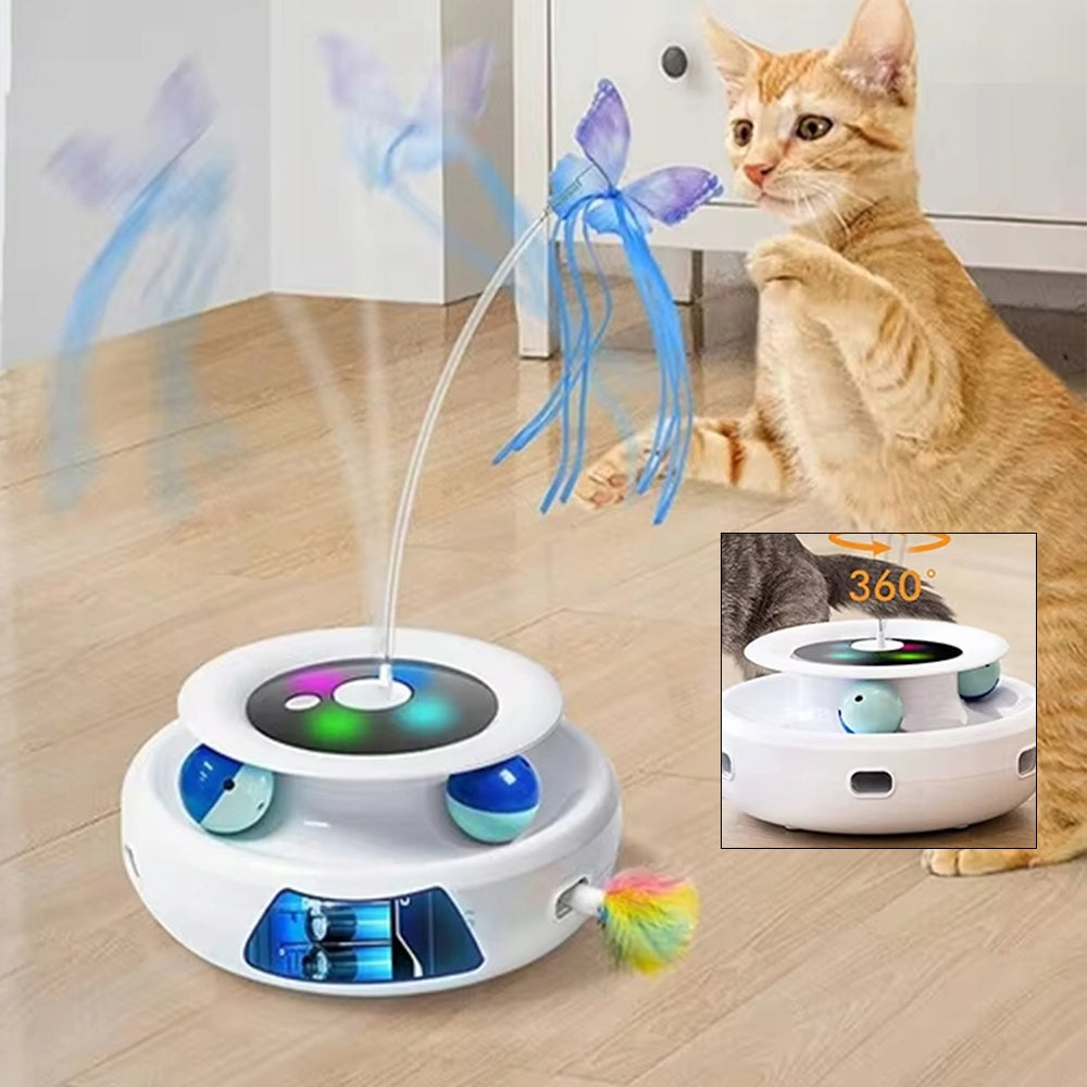 3IN1 INTERACTIVE CAT TOY WITH AUTOMATIC FUNCTION AND BATTERY Packaging status original