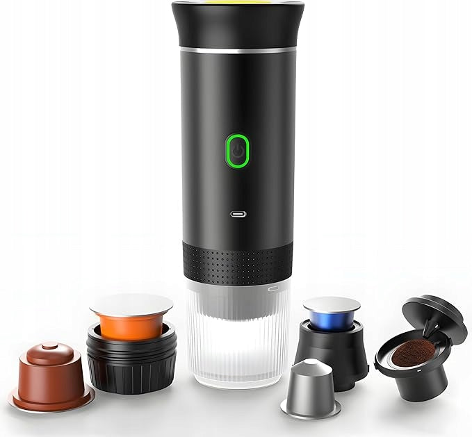 3IN1 PORTABLE COFFEE MAKER – CAPSULES AND GROUND COFFEE - ESPRESSNA