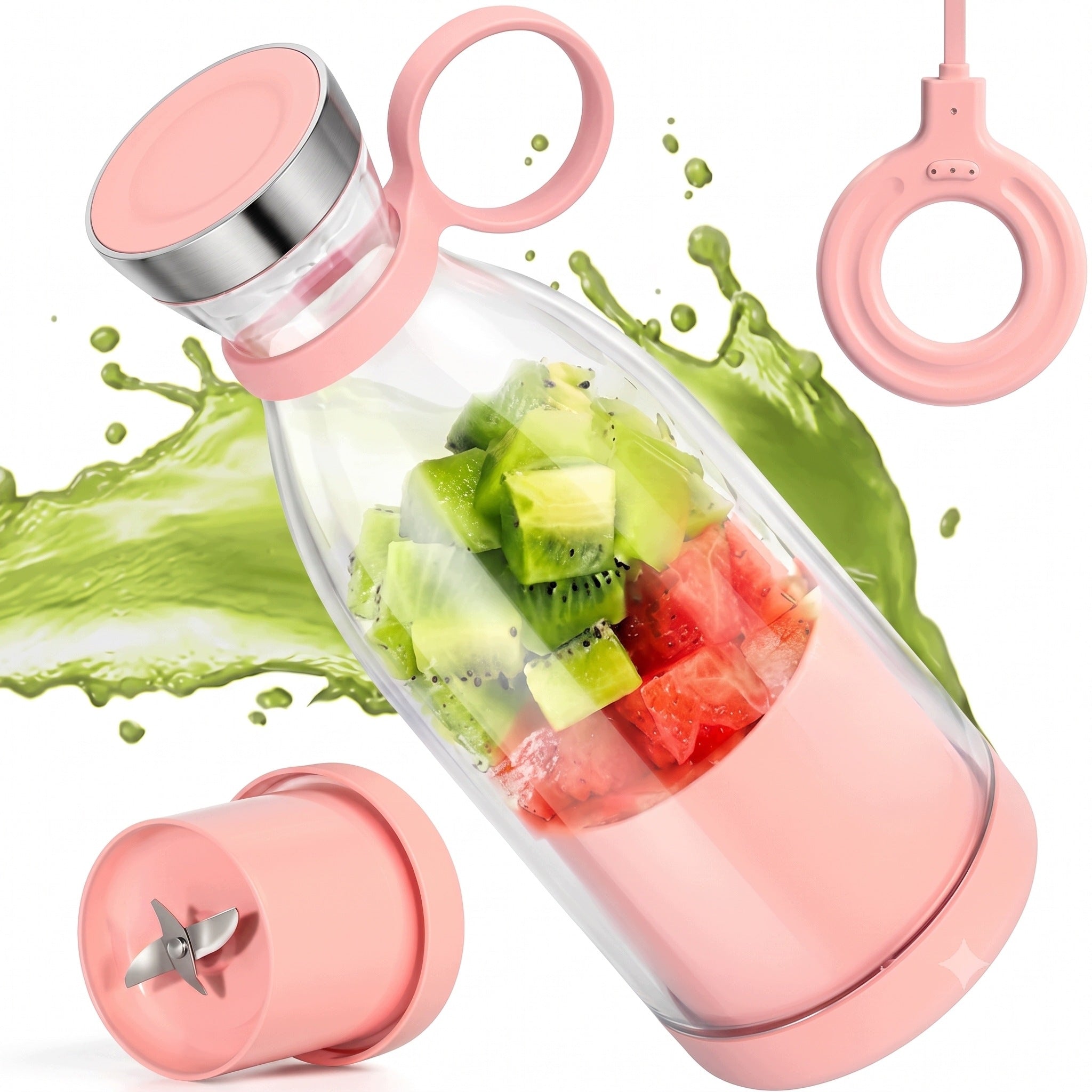 3IN1 PORTABLE CUP BLENDER FOR SMOOTHIE COCKTAIL FOR USB TOURIST