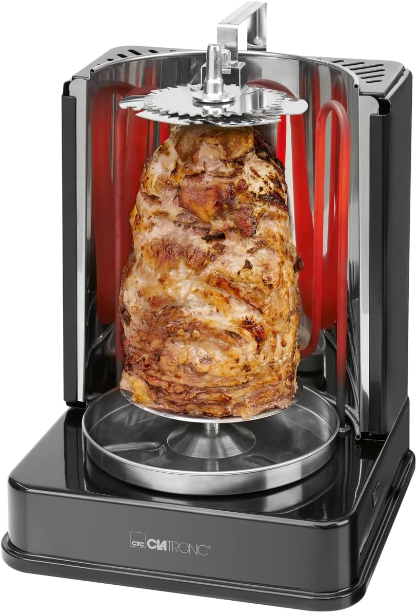 3IN1 VERTICAL GRILL FOR CHICKEN KEBAB SKEWERS 1400W