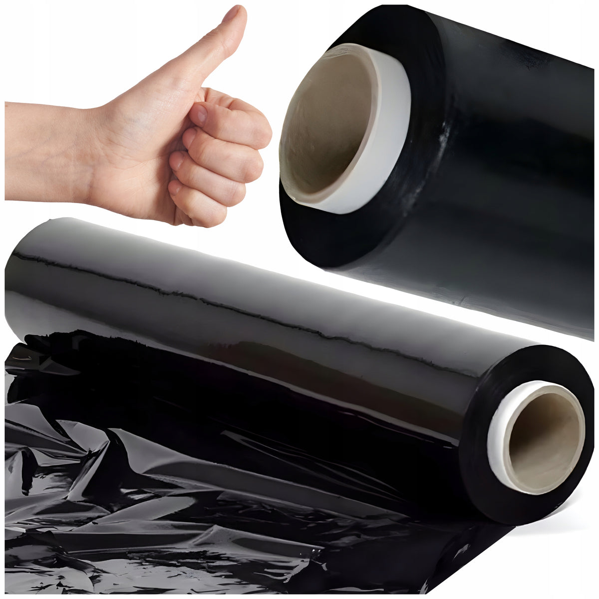 3KG NET STRETCH FILM STRETCH BLACK