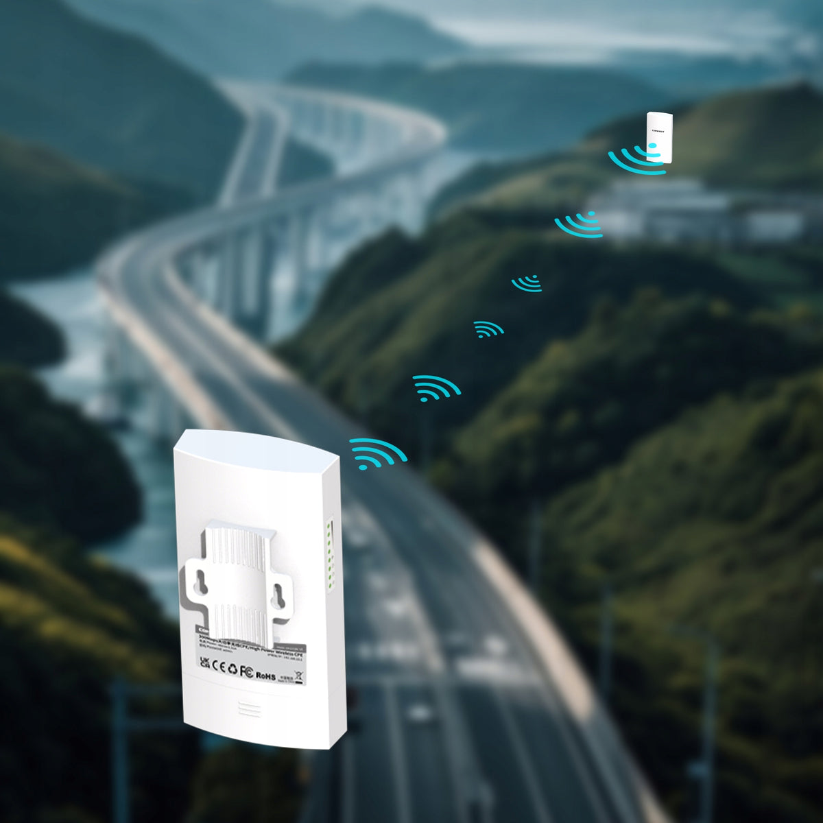 3KM Wireless Bridge Outdoor CPE Wifi Extender Access Point Router Bridge Manufacturer code Comfast2024