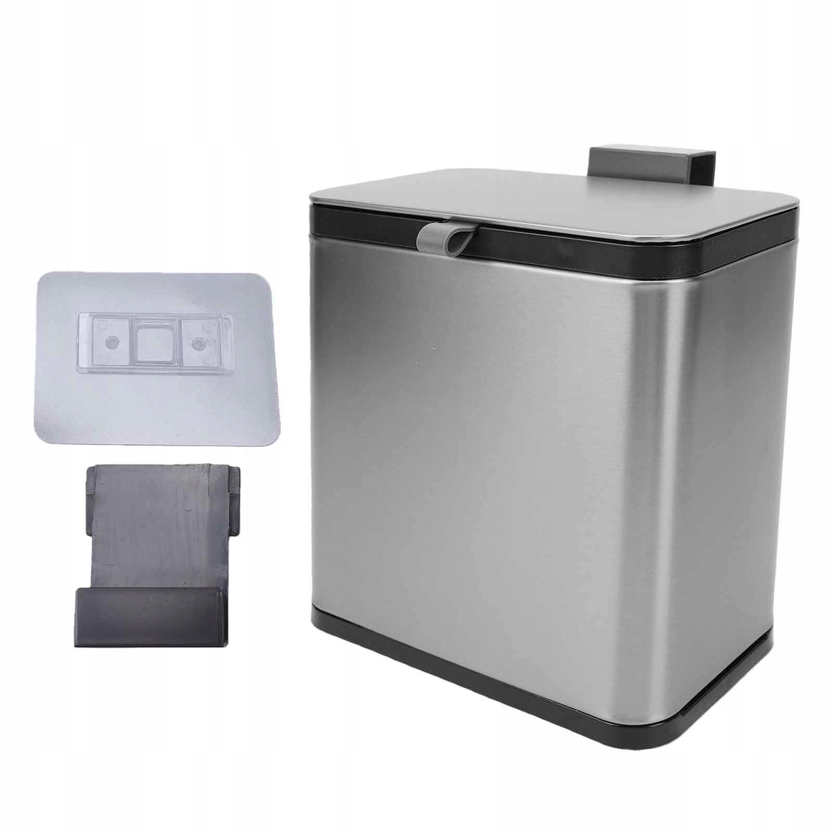 3L Stainless Steel Trash Can with Lid K1 Trash Can