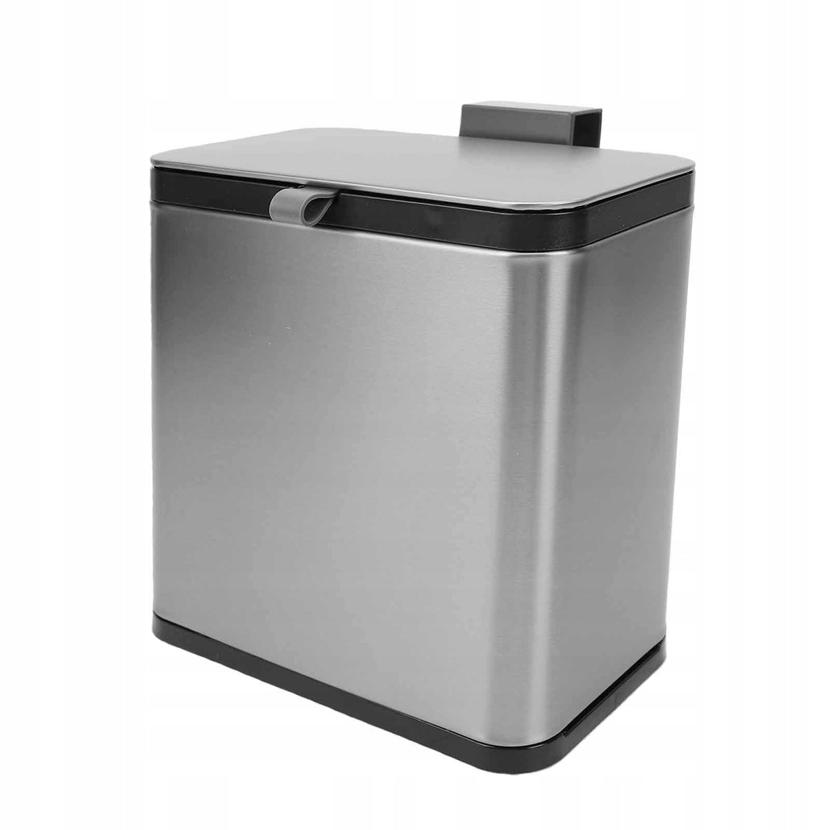 3L Stainless Steel Trash Can with Lid Trash Can Compact