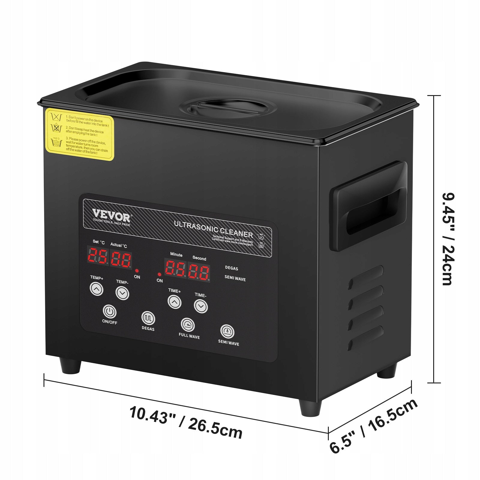 3L Ultra Sonic Cleaner Cleaning Machine with Basket Heater and Timer 120W Manufacturer code HGKCSBQXJ3