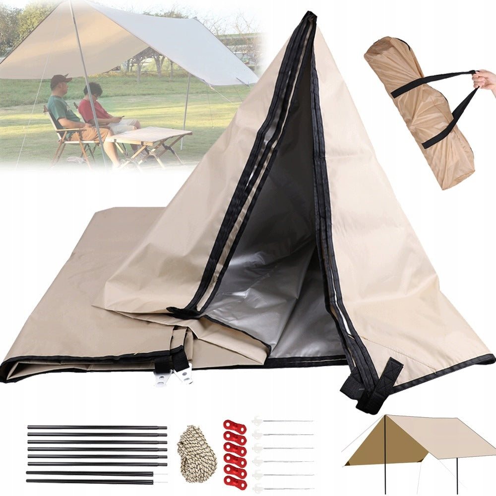3M*3M OUTDOOR CAMPING CANOPY SUN PROTECTION WATERPROOF