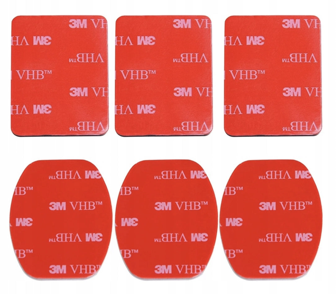 3M GoPRO Sticker Set 6pcs Sticker VHB Tape Brand no brand