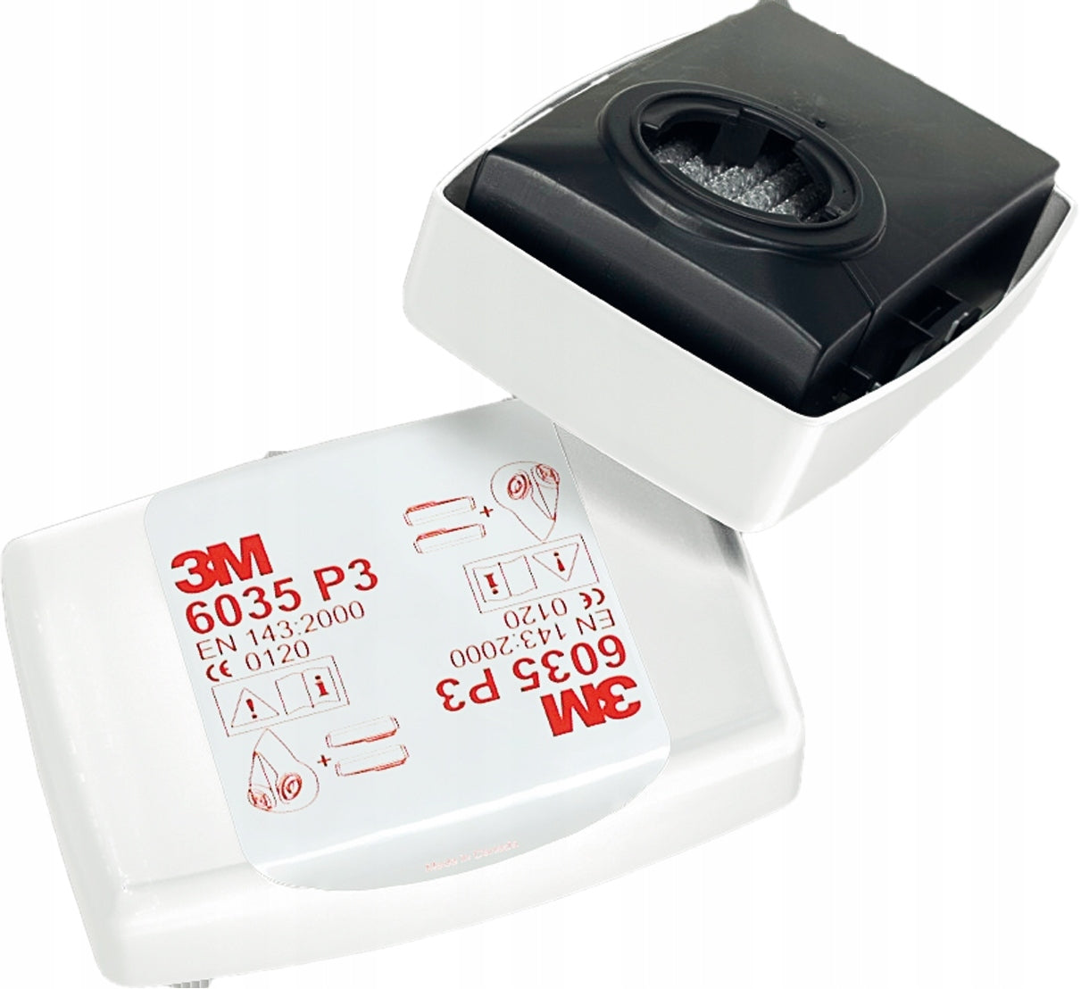 3M MASK 6300 WITH FILTERS 3M 6035 P3 HALF MASK AND WIPE 105 Manufacturer code 3m 6300 + 3m 6035 + 3m 105