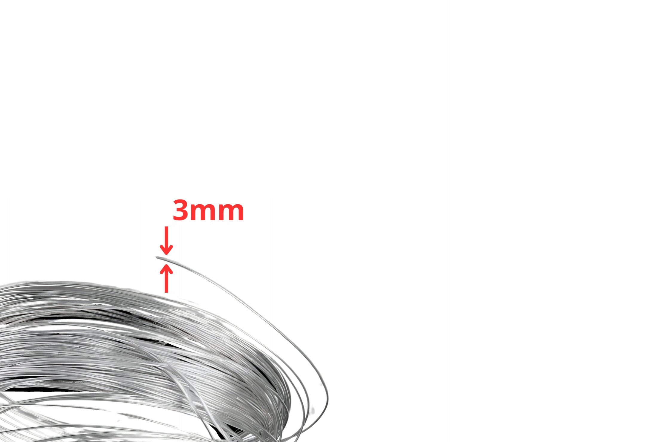 3MM GALVANIZED TENSION WIRE FOR MESH 100M STEEL STRONG FENCE Manufacturer code zn100