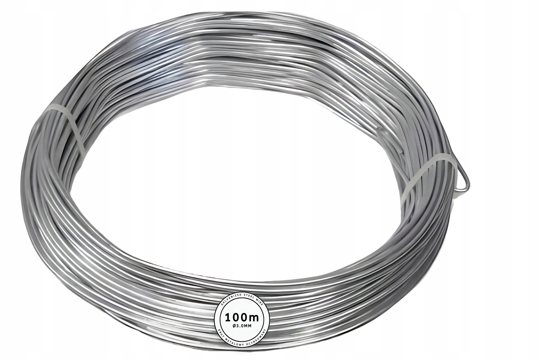 3MM GALVANIZED TENSION WIRE FOR MESH 100M STEEL STRONG FENCE Packaging status original