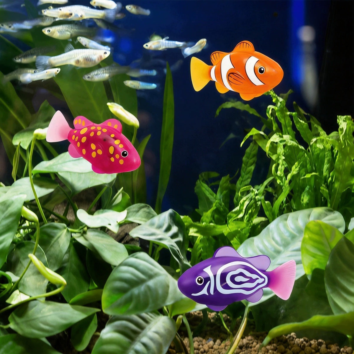 3PCS CAT TOY Fish Fishing FISH SET Longest dimension 7.5 cm