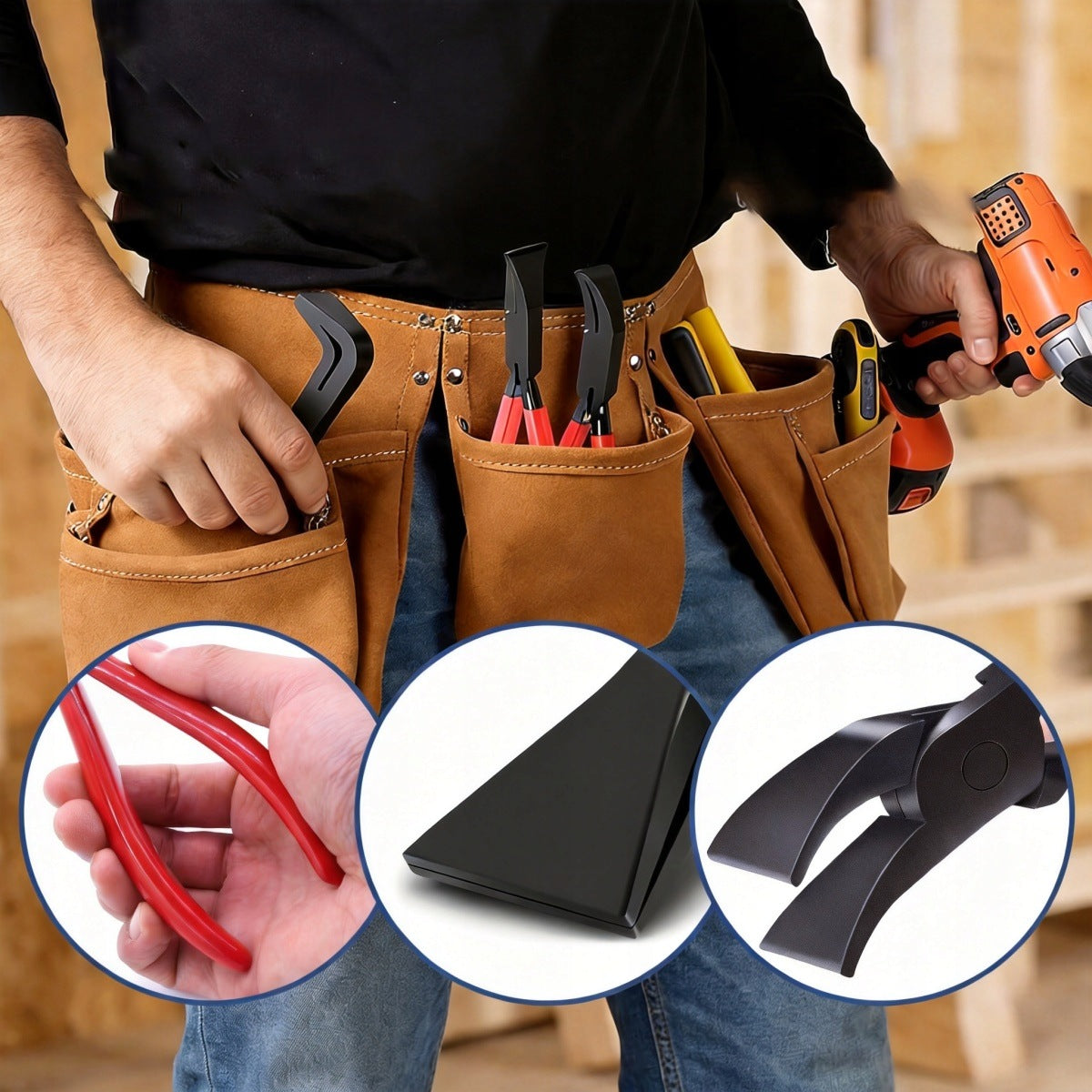 3PCS PORTABLE ROOFING SET TICKS BENDING SHEET METAL 45°/90°/180° Packaging status original