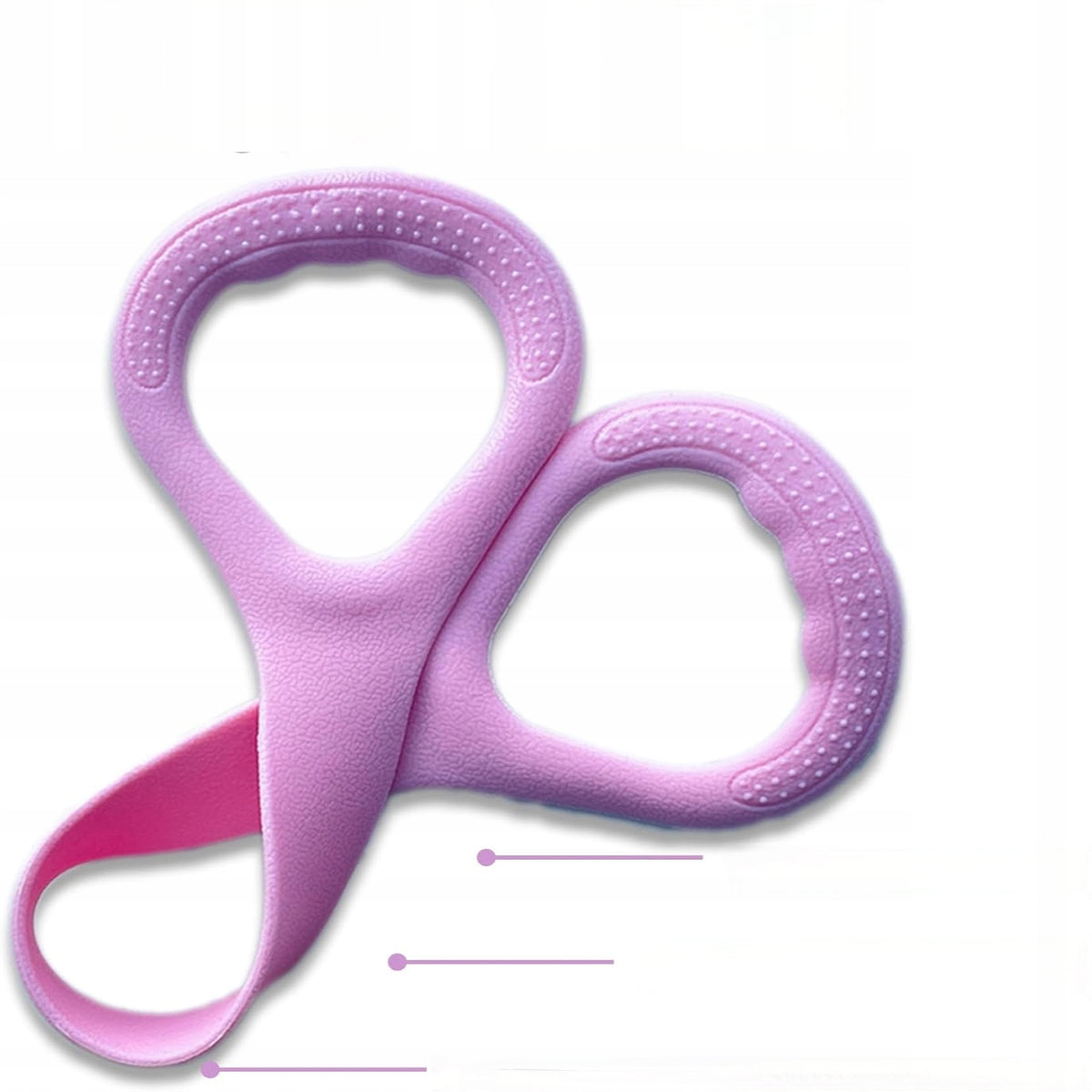 3PCS SHAPE EIGHT RESISTANCE BANDS FOR FITNESS FOR SHOULDER AND BACK TRAINING Manufacturer code KSZTAŁT ÓSEMKI TAŚMA OPOROWA DO ĆWICZEŃ-49CM