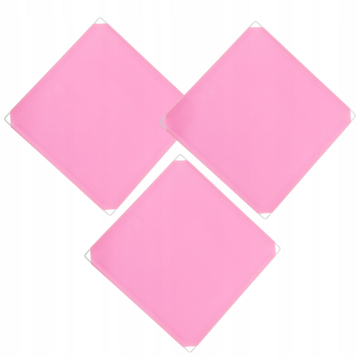 3Pcs Cat Litter Box Privacy Shield Set with Splash Guard in Pink