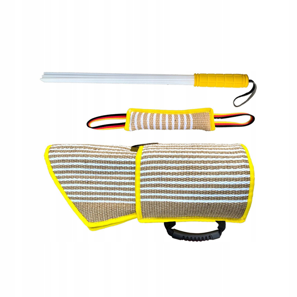 3Pcs Dog Bite Training Set Arm Protection Agility Trainer Dog Bite Yellow Packaging status original