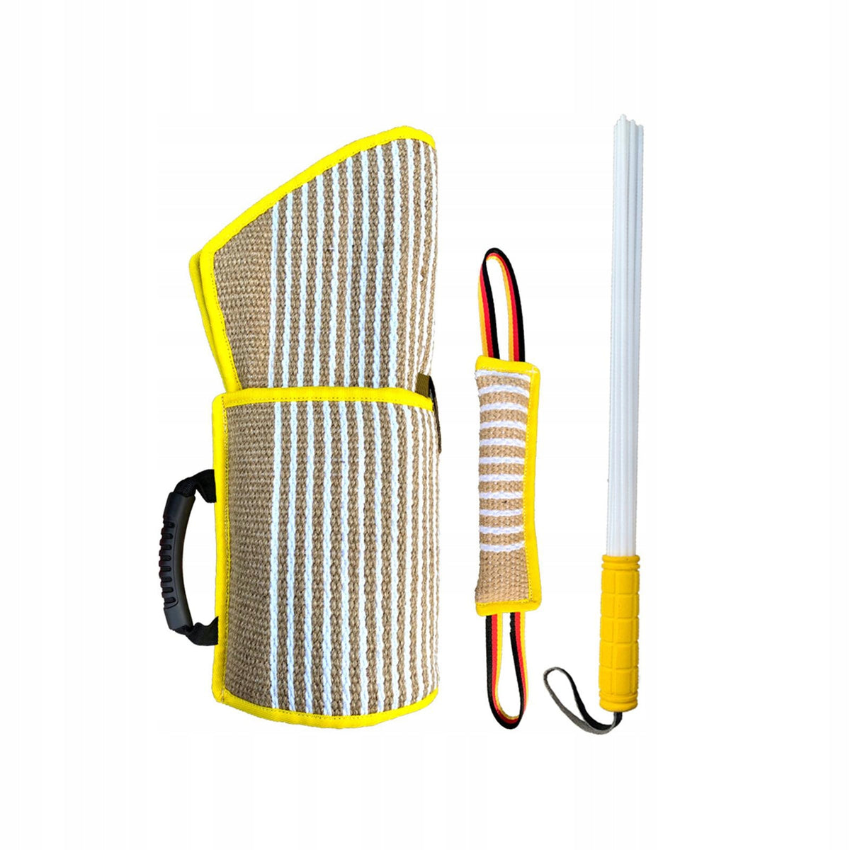 3Pcs Dog Bite Training Set Arm Protection Agility Trainer Dog Bite Yellow