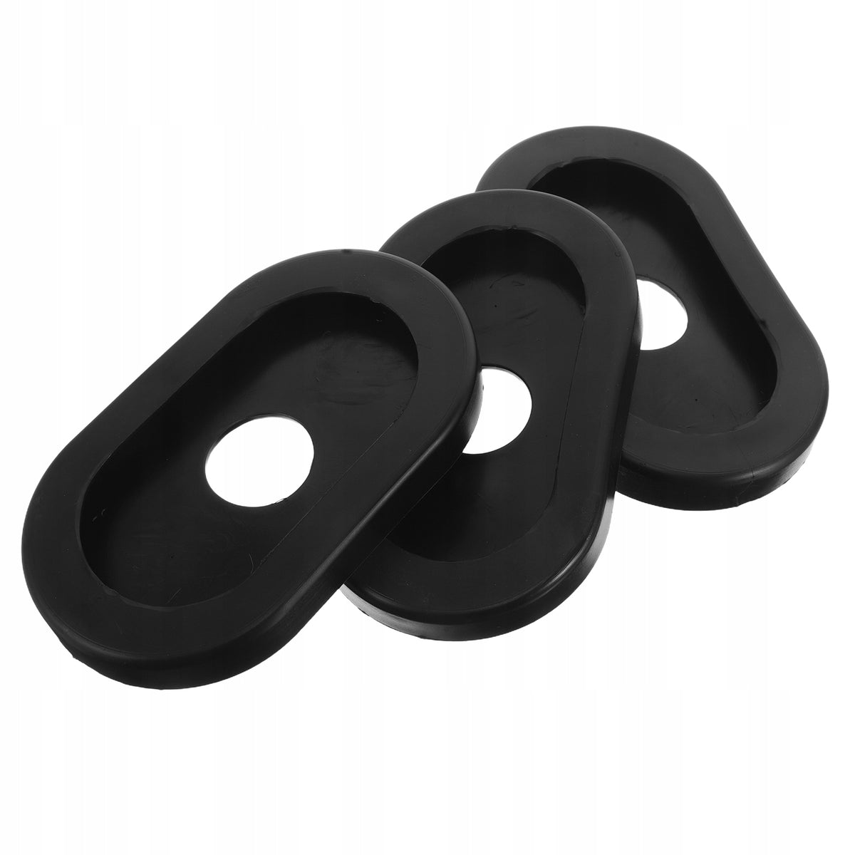 3Pcs Durable Anti Vibration Gym Equipment Protective Mats for Home