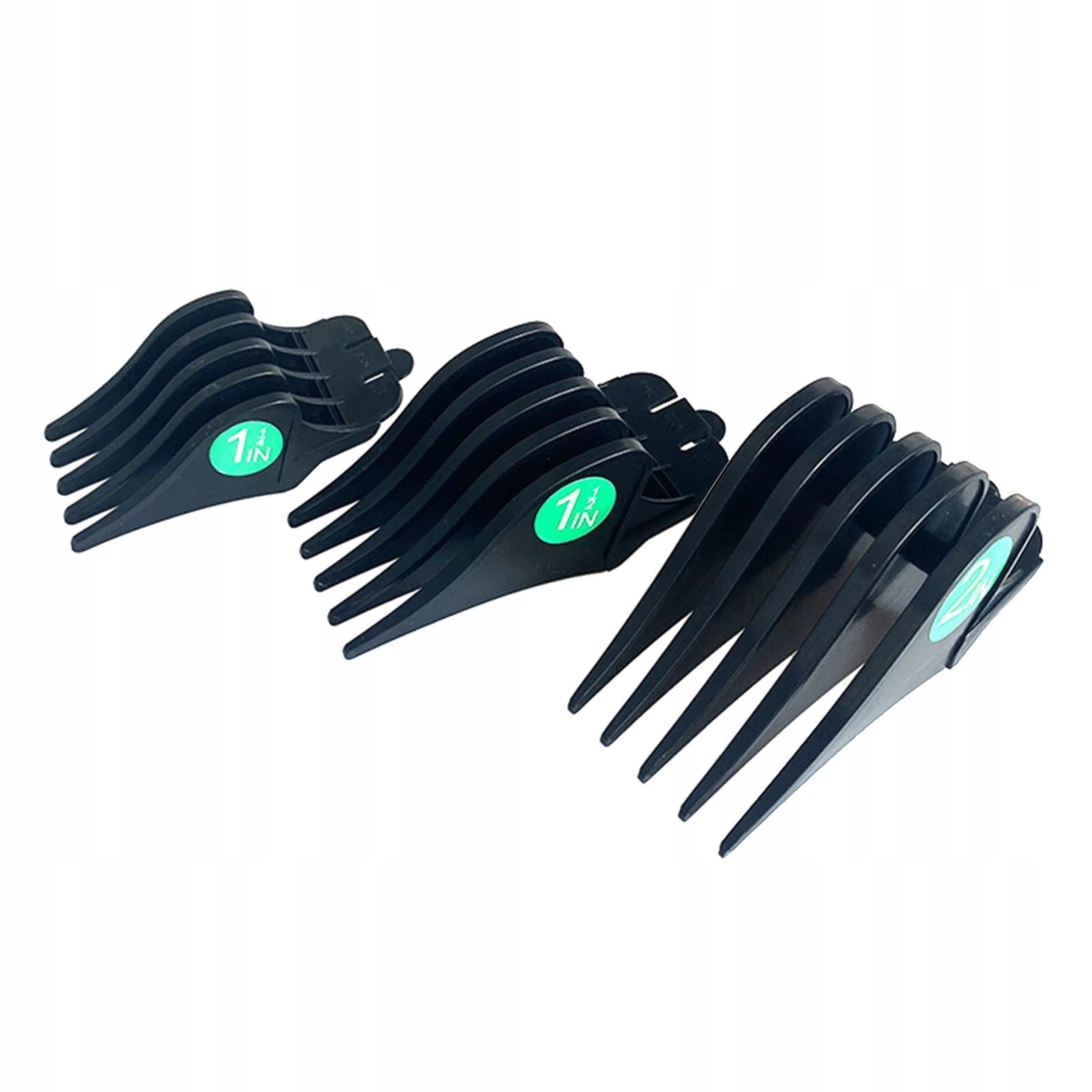 3Pcs Hair Limit Combs 32mm 38mm 51mm Cutting Black Brand no brand