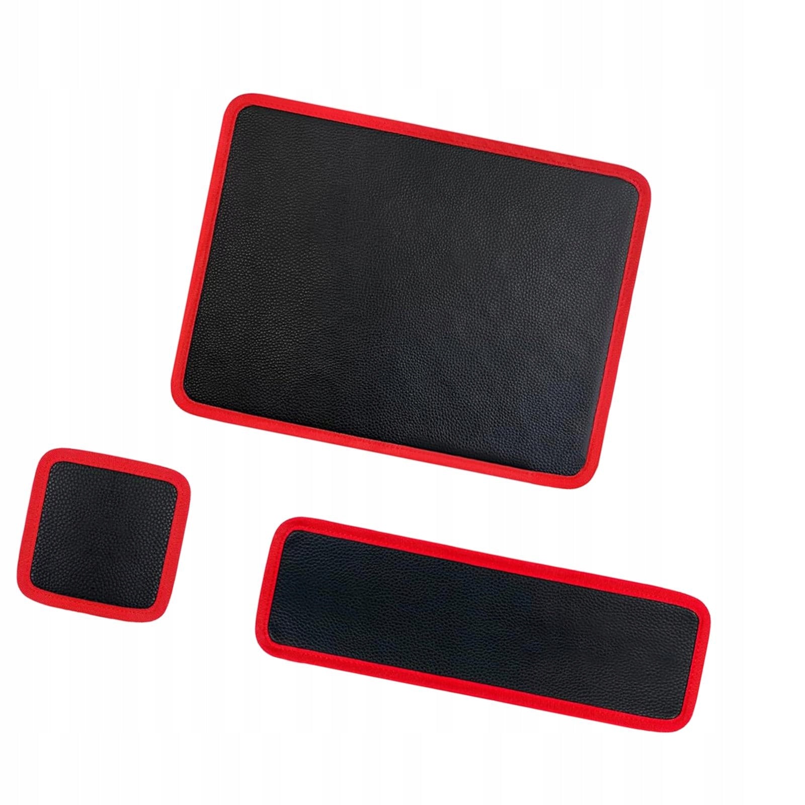 3Pcs Magnetic Tool Holder Magnetic Tool Mat Set Magnetic Mat Red Packaging status original