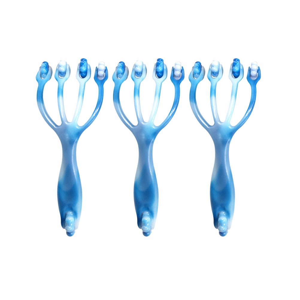 3Pcs Multi-Use Handheld Roller Massager for Head, Body, Hand Brand no brand