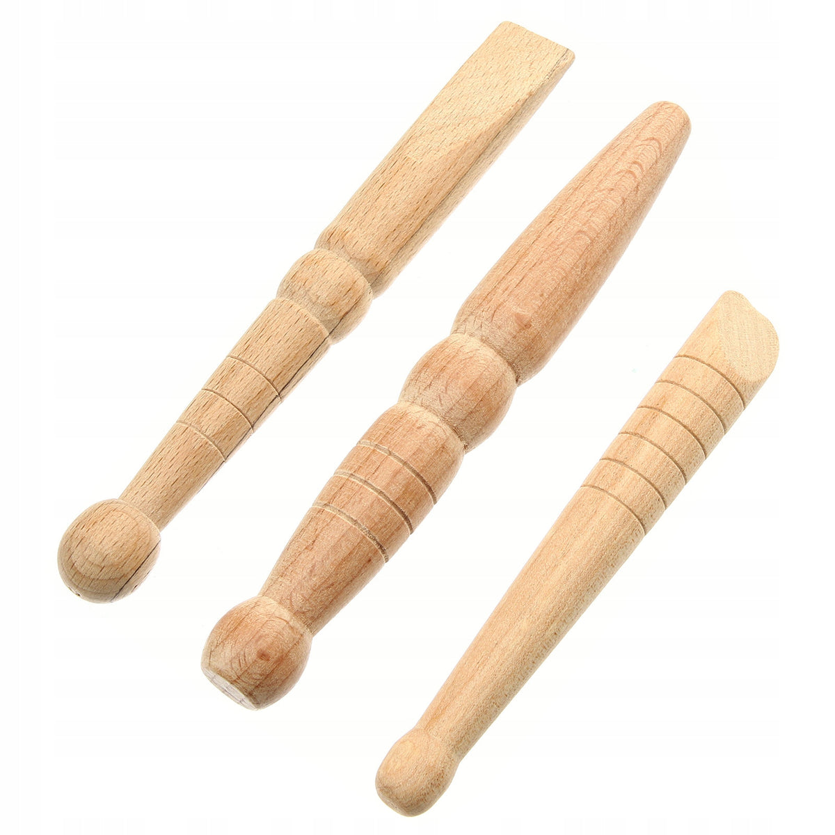 3Pcs Wooden Massage Sticks Foot & Body Reflexology Tools Manufacturer code NA