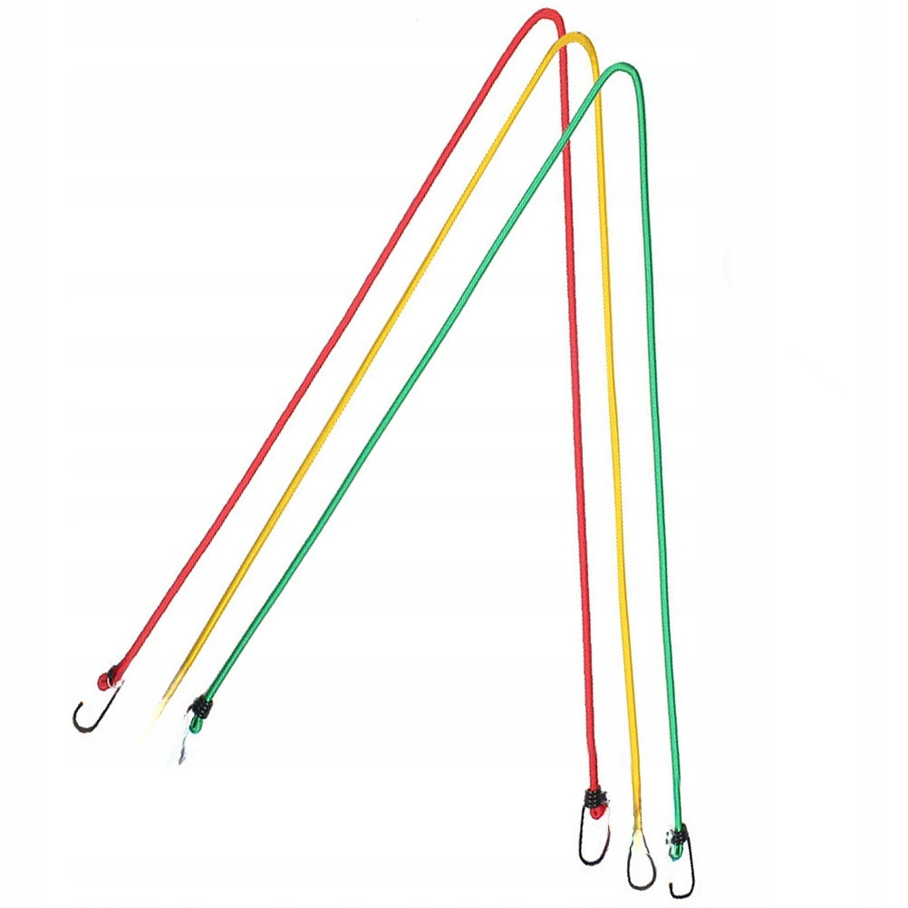 3SZT WIELOFUNKCYJNE PASY BUNGEE Z HAKAMI DO OUTDOOR I NAMIOTU