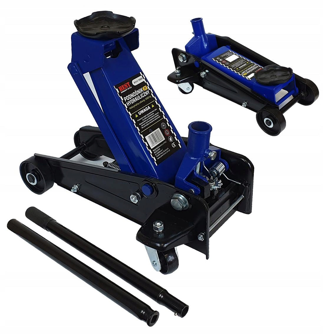 3T 135-495+RUBBER HYDRAULIC CAR LIFT Manufacturer code 10664
