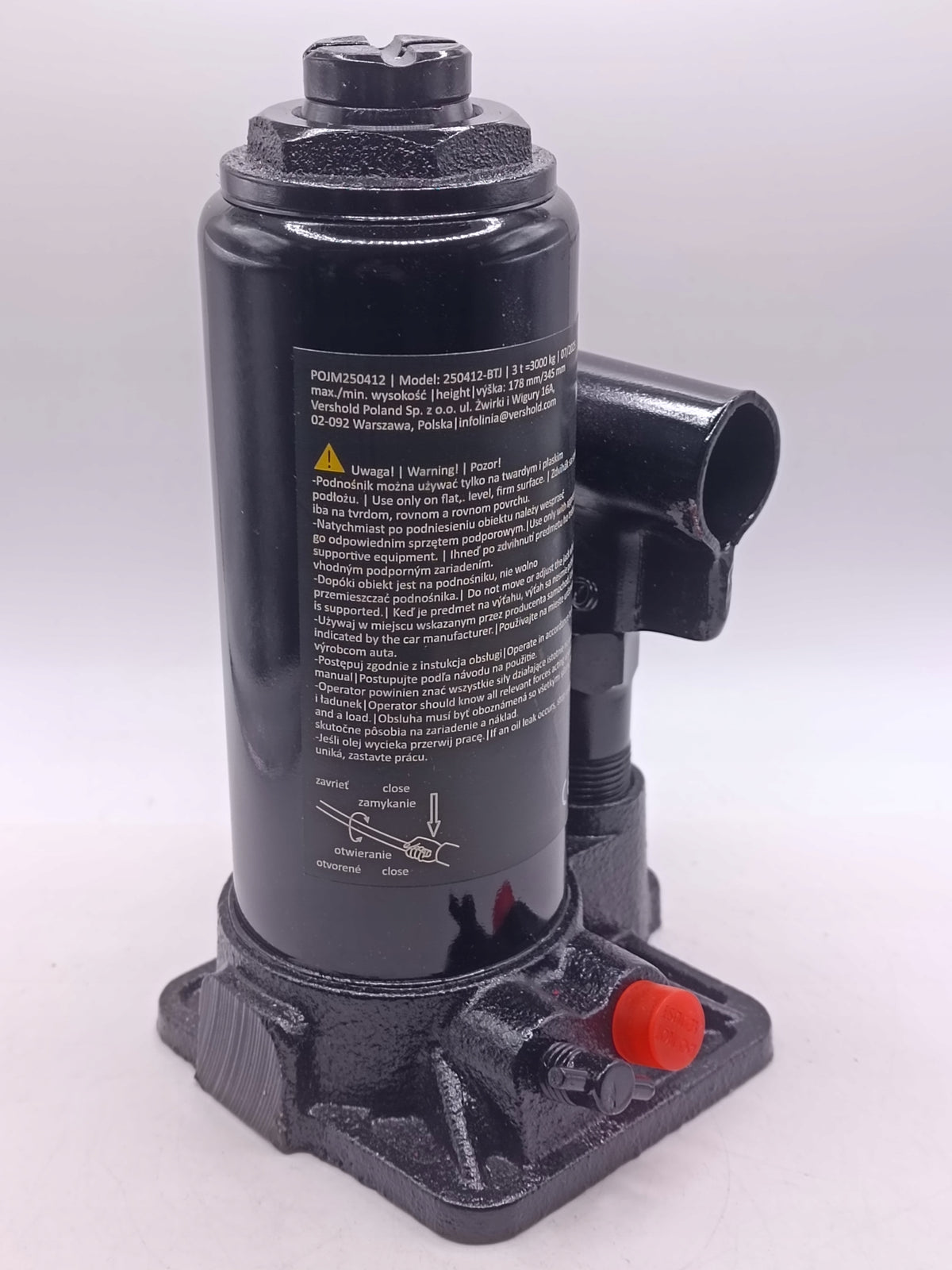 3T 3000KG BOLLARD HYDRAULIC LIFT FOR ALL CARS Manufacturer code ABCDE