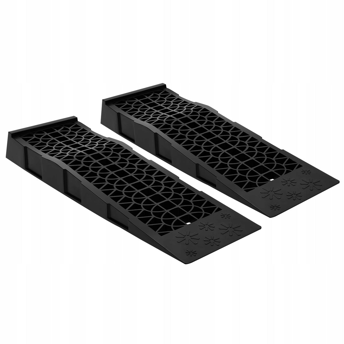 3T Black PP Car Ramp Pair 70 mm Lift 69.8 cm Garage Oil Change