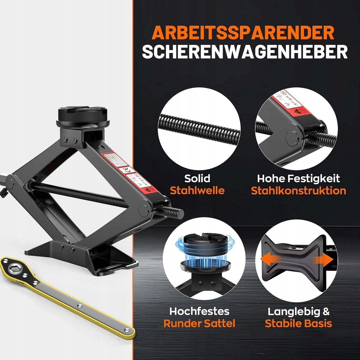 3T CAR SCISSOR LIFT WITH WHEEL WRENCH Manufacturer code 5901347257964
