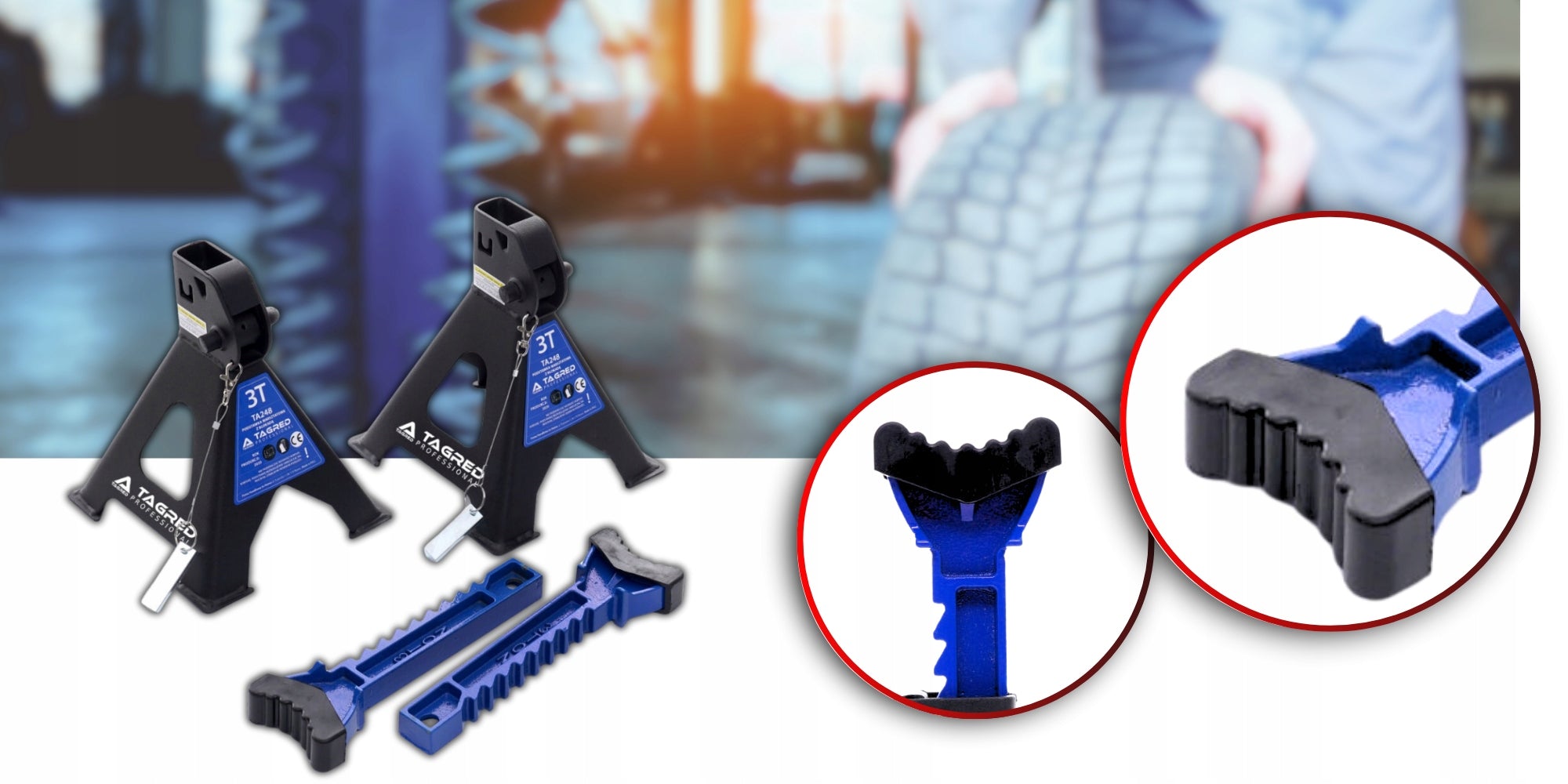 3T Car Blankets Stable Stands Strong Supports with Rubber Lock Pin Product weight with unit packaging 12 kg