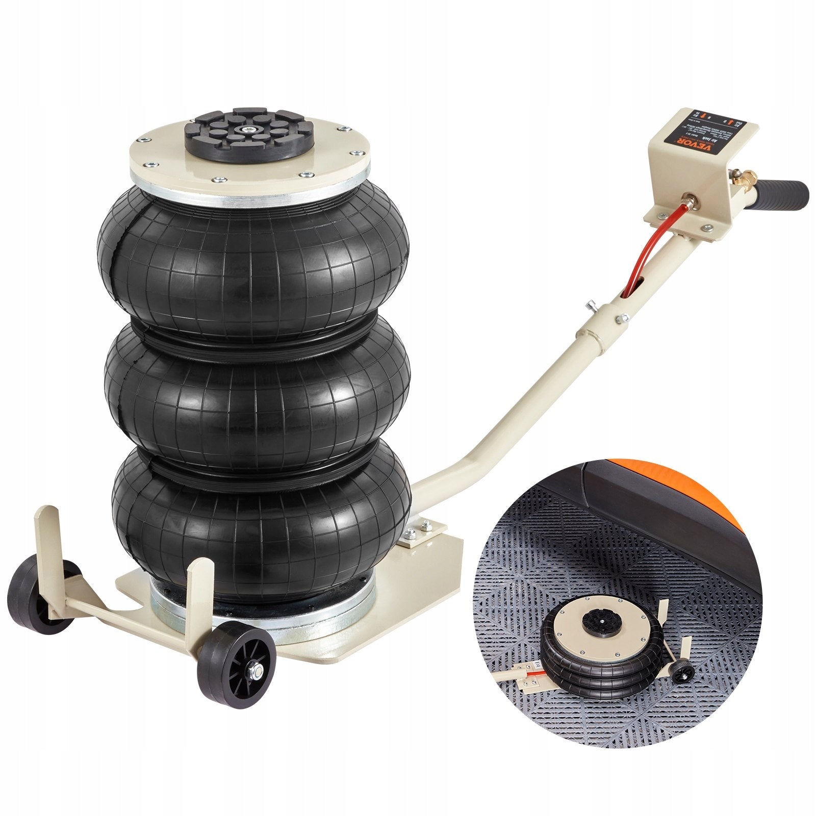 3T Car PNEUMATIC LIFT Triple Workshop Pillow