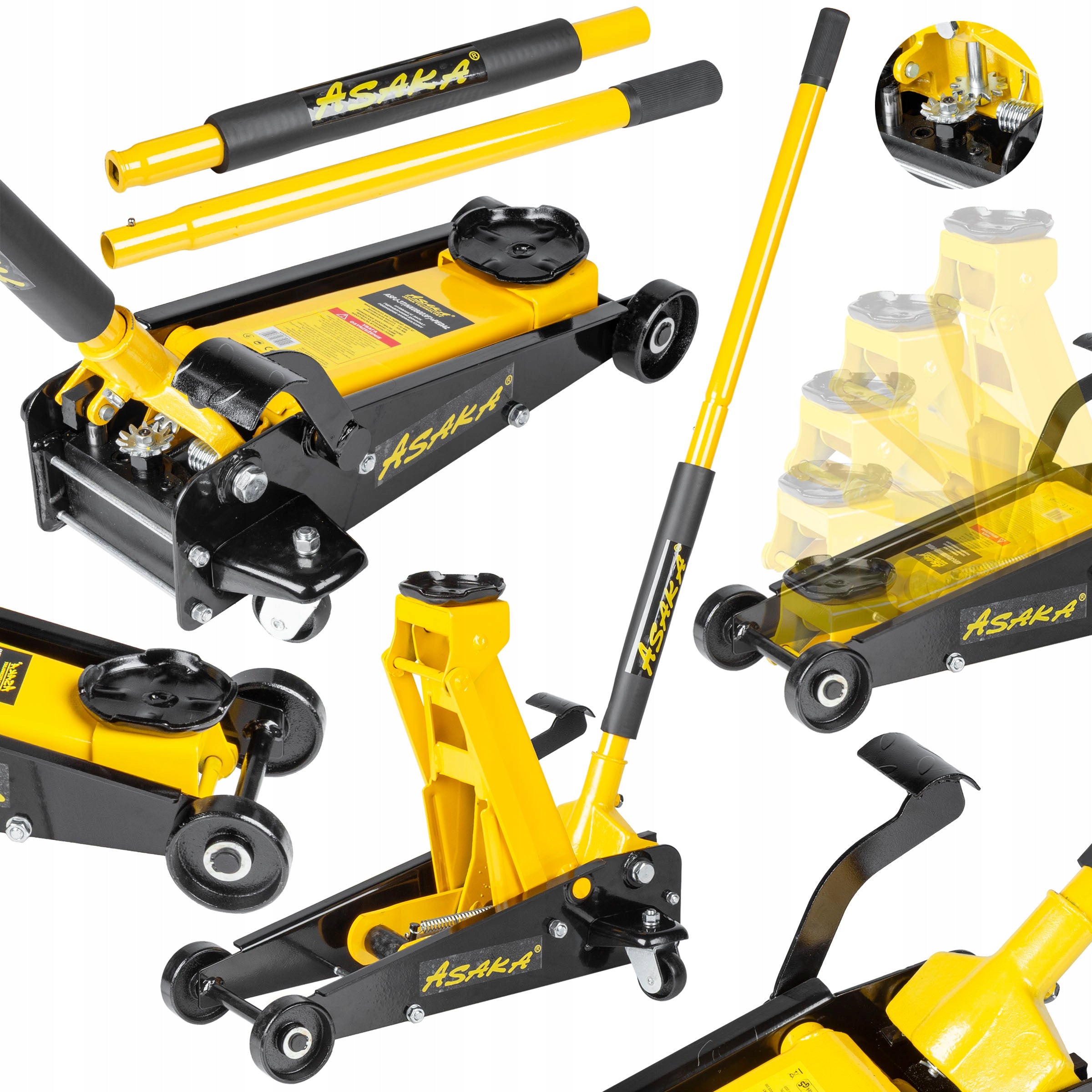 3T LOW PROFILE 13-50 Frog HYDRAULIC CAR LIFT
