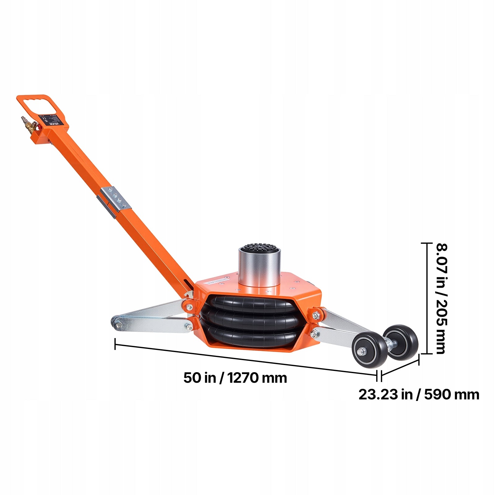 3T Pneumatic Load Capacity Lift With Triple Pneumatic Suspension Brand Vevor
