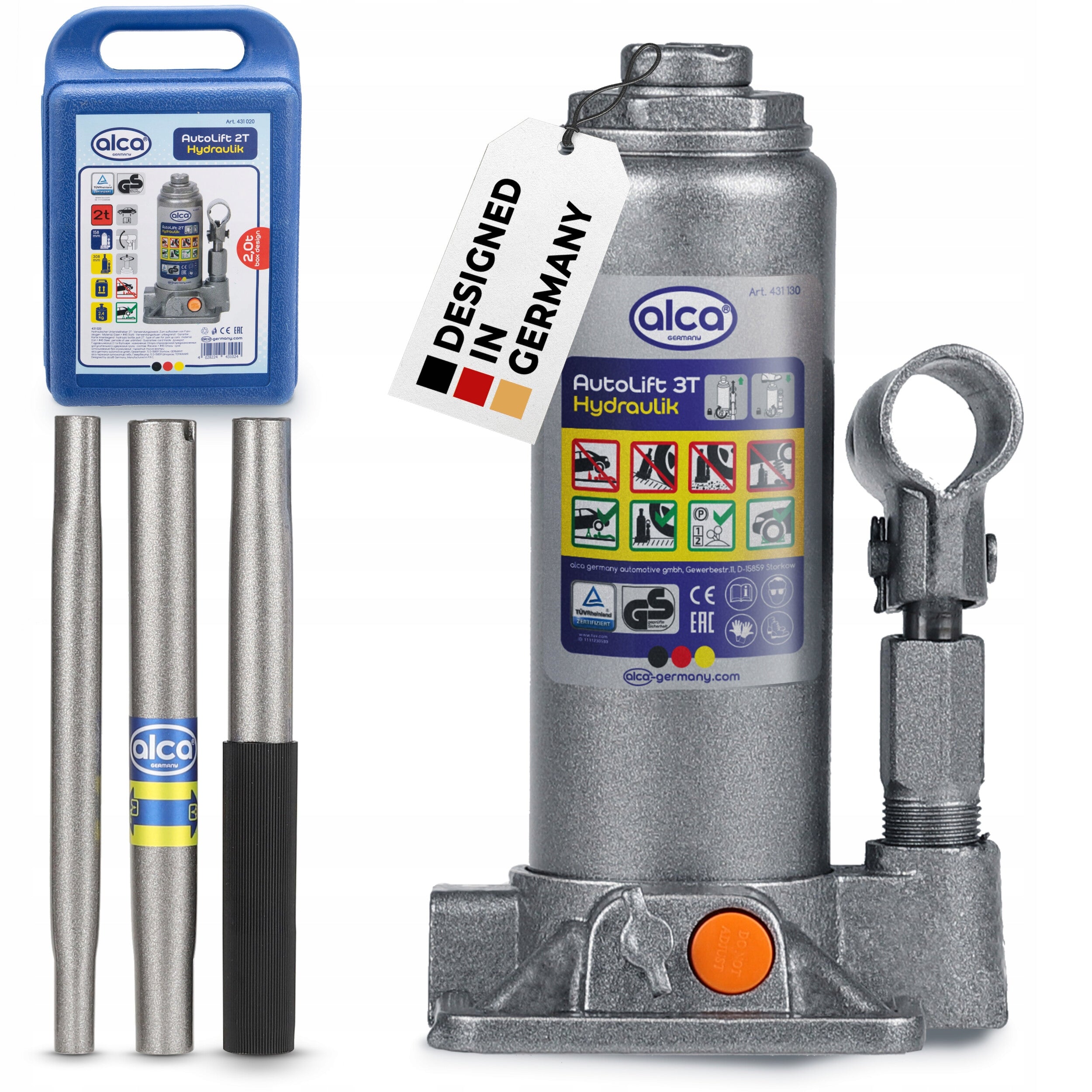 3T hydraulic bollard lift in case Alca Brand Alca