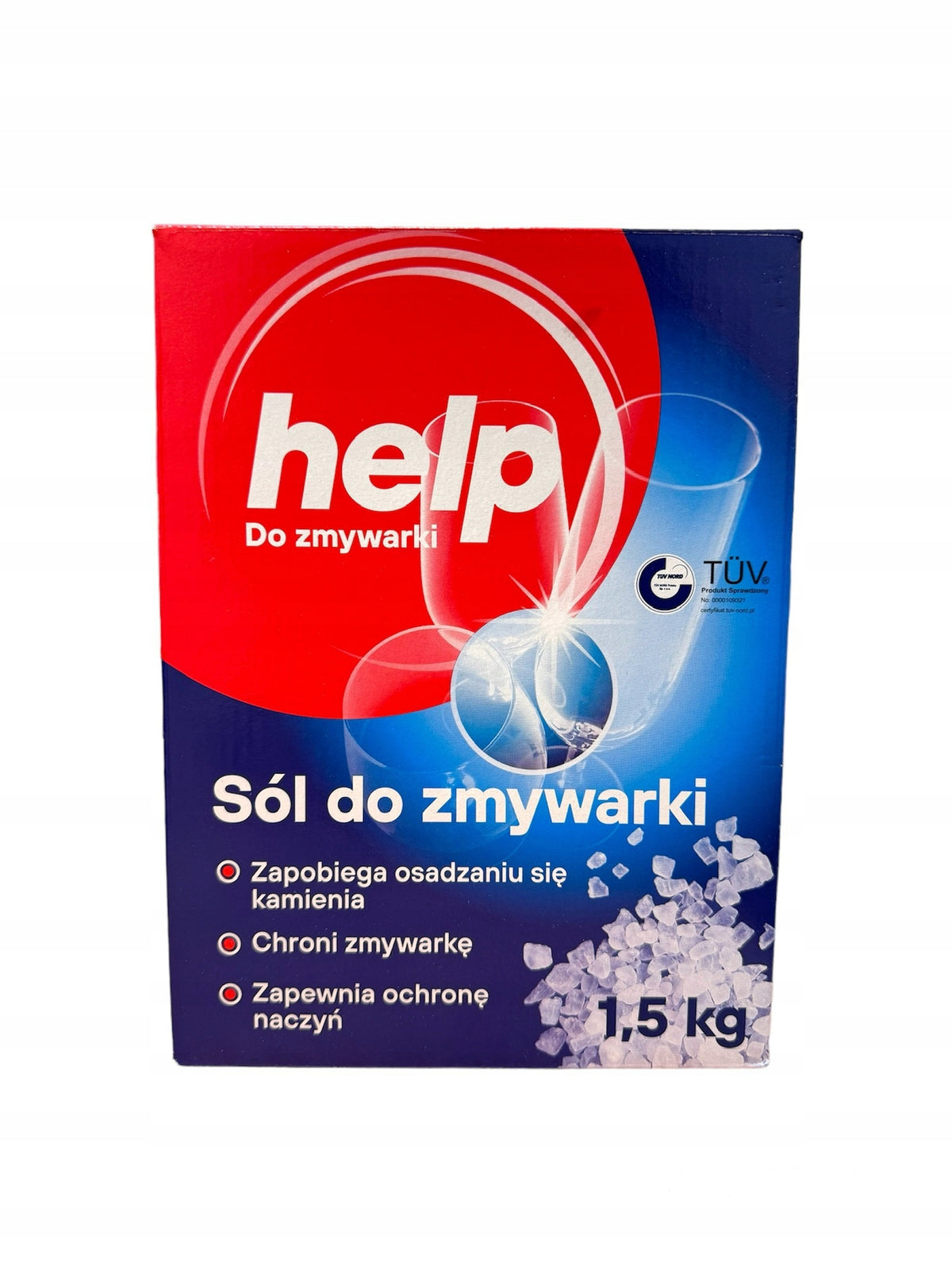 3X Coarse Dishwasher Salt Help 3X 1,5 kg