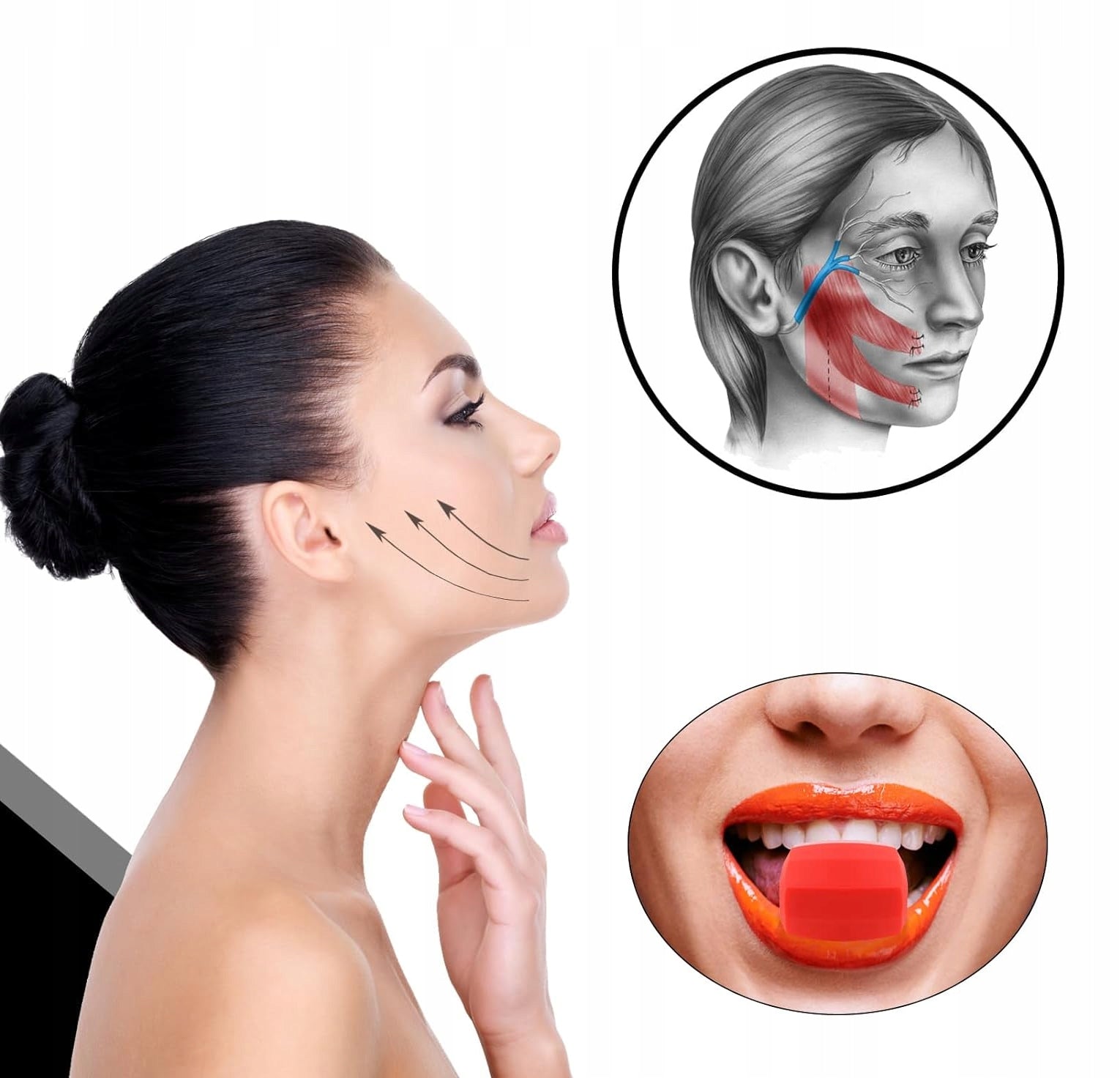 3X JAW AND JAW EXERCISE DEVICE FACE MODELING JAWLINE SAILOR Packaging status original