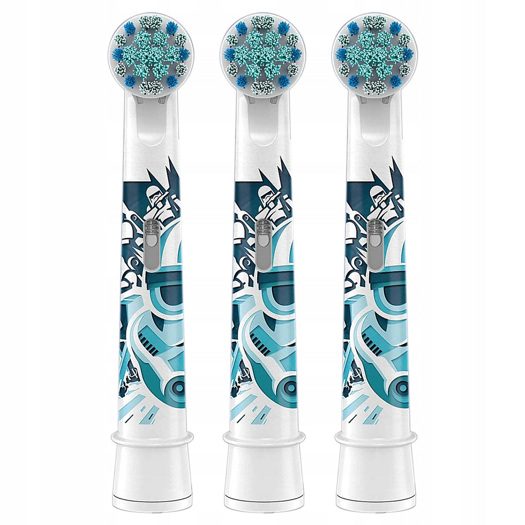 3X ORIGINAL TIP FOR ELECTRIC TOOTHBRUSH ORAL-B EB10S STAR WARS Manufacturer code 4210201404309