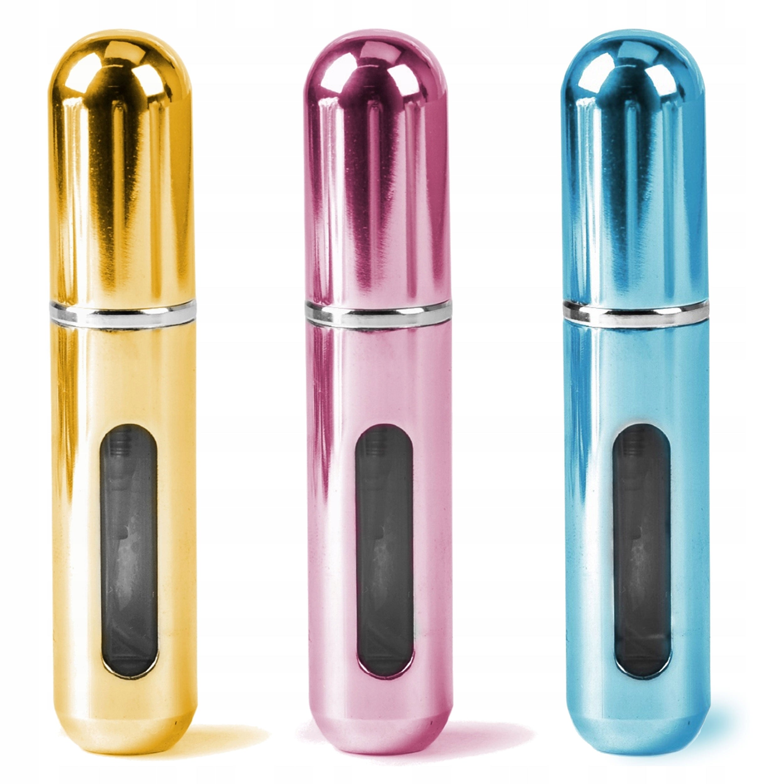 3X PERFUME BOTTLE VIAL ATOMIZER TRAVEL VALVE PORTABLE