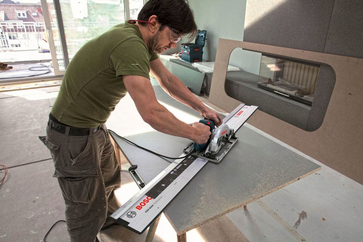Kreipiančioji liniuotė BOSCH FSN 1600, 160 cm, GKS, GKT55